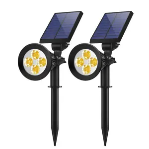 Hot Sell Outdoor Waterproof LED Solar Powered Pathway Lights Landscape Solar Lawn Lights