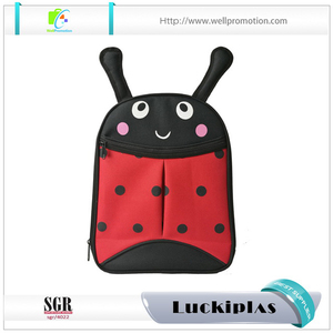 Mariquita linda mochila kids Poliéster mochila de campamento de picnic almuerzo frío - Product Image 1