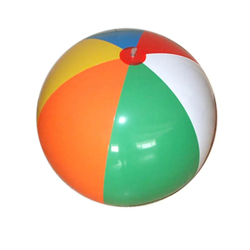 Transparent small PVC self inflatable ball, inflatable PVC beach ball