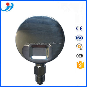2.5 '(63mm) स्टेनलेस स्टील bourdon ट्यूब यौगिक दबाव गेज (1/4BSP धागा) 0-70psi/0-5bar