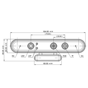 Face Recognition 3D Measurement Environment Perception VR AR 3D Structured Light Depth Camera - Product Image 2