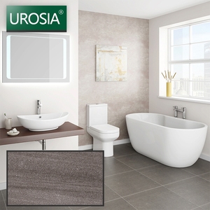 Hormigón áspera superficie mate baldosas de porcelana baño diseños acabado mate homogénea 600x600 azulejos de porcelana gris