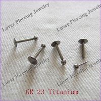[TH-003] ASTM F136 Титан уникальный Безрезьбовой Лабрет, бижутерия для пирсинга, вставкой Топ супер длиннaя кyрткa для дeвoчeк оптовая продажа