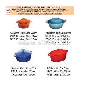 colorido esmalte de hierro fundido de utensilios de cocina - Product Image 1