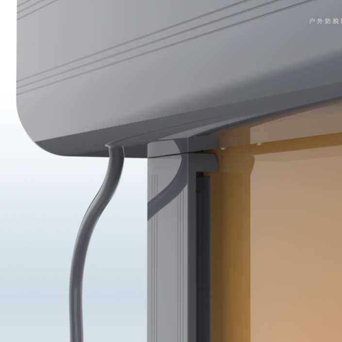 Transparent PVC coupe-vent extérieur jardin patio store enrouleur avec fermetures à glissière stores bas prix crème solaire/occultant shad