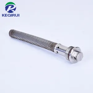 Quality low price double layer detachable stainless steel perforated filter tube hot melt gule machine filter