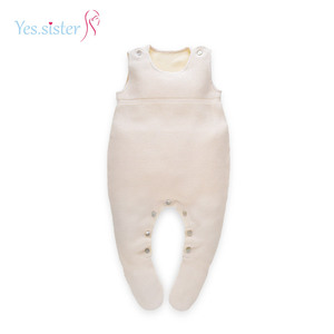 100% algodón mameluco del bebé recién nacido sin mangas del bebé del invierno del mameluco de la ropa del bebé - Product Image 1