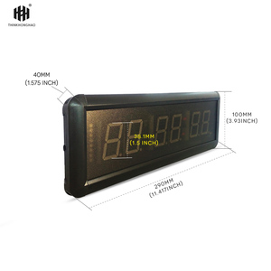 [Hong Hao] Temporizador de boxeo de 1,5 pulgadas Cuenta regresiva de gimnasio con control remoto/Temporizador de boxeo Temporizador de pared digital - Product Image 2