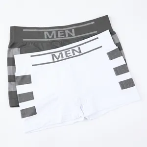 Cueca boxer para homens, roupa íntima barata