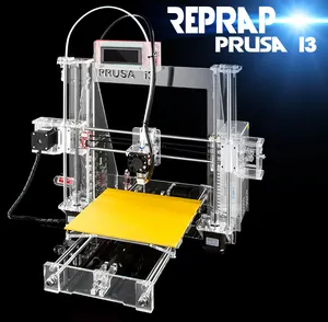 Обновленная высокая точность Reprap Prusa i3 своими руками 3d принтер комплект с 2 Rolls филамент 8 гб карта SD и жк-дисплей для