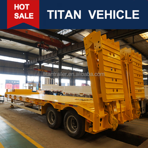 <span class=keywords><strong>Pas</strong></span> <span class=keywords><strong>cher</strong></span> prix largement utilisé 3 essieu 60 ton semi surbaissées remorques de camions pour heavy duty equipment transport - Product Image 3