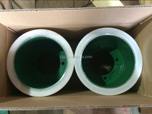 4 "6" 10 "14" الحديد الأساسية البولي يوريثين الأرز مطحنة بكرة مطاطية - Product Image 6