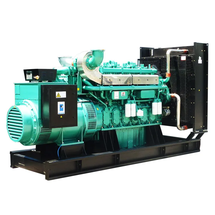 Generador de biogás de 500kw y 600kva de funcionamiento continuo, gas natural lpg, 3 fases, 50hz, con motor deutz steyr mwm yuchai en venta