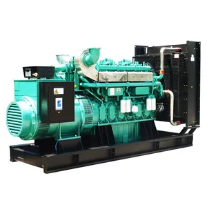 Dijual Continuously Running 500kw 600KVA Gas Alam Lpg Biogas Generator 3 Fase 50Hz dengan Deutz Steyr Mwm Yuchai Mesin