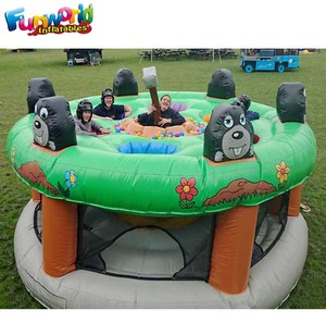 Гигантская надувная спортивная игра на открытом воздухе, надувная кошачья качалка - Product Image 6