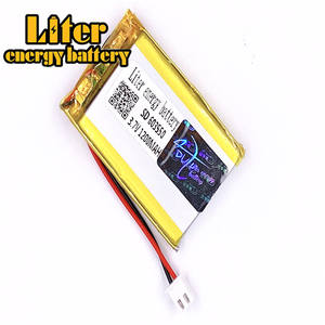Stecker <span class=keywords><strong>2</strong></span>,5-<span class=keywords><strong>2</strong></span> P 3,7 V 603550 1200 mah Wiederaufladbare lipo batterie solar li ionen polymer lithium-batterie mit PCM - Product Image 1