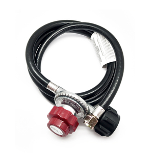 LONGTIME 0-20 PSI 3/8 "Conector <span class=keywords><strong>LP</strong></span> Regulador de parrilla de <span class=keywords><strong>gas</strong></span> propano con manguera de 4 pies - Product Image 2