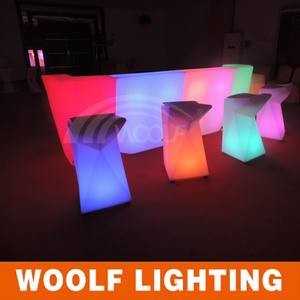 Moderne bonne qualité led en plastique en plein air haute top <span class=keywords><strong>bar</strong></span> tables - Product Image 1