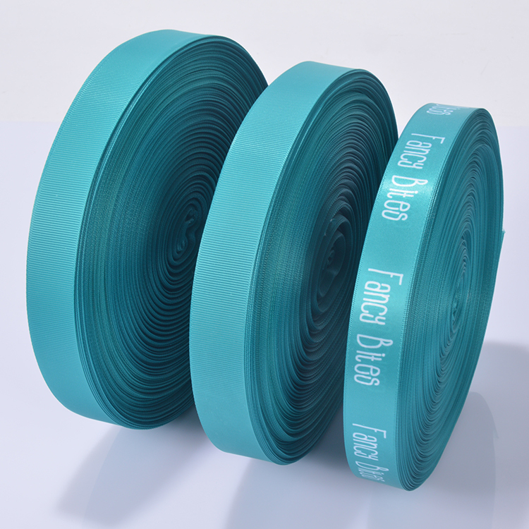 Custom logo Polyester Printed Satin Ribbon Image 5