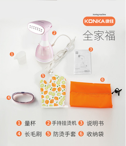 Konka — cuiseur vapeur électrique à vapeur avec brosse, pour Mini personne, pour le repassage des vêtements - Product Image 2