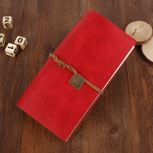 Wholesale <strong>Refillable</strong> <strong>Leather</strong> Travelers Journals Diary Notepad <strong>Notebook</strong> A6 A5 <strong>Leather</strong> Journal With Logo Custom - Product Image 2