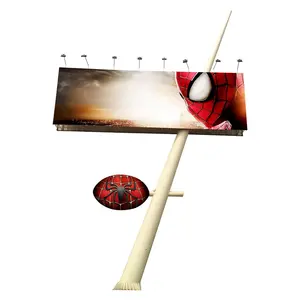 Yeroo rotating tri vision billboard structure