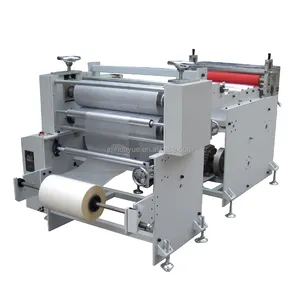 Hot embossing machine for label plastic film die cutting machine