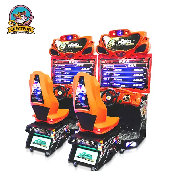Indoor play arcade game coin operated india car racing game machine