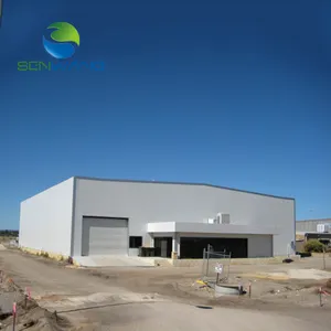 Hangar de ferme de stockage portatif d'entrepôt de structure en acier de matériaux de construction préfabriqués à faible coût de construction - Product Image 1