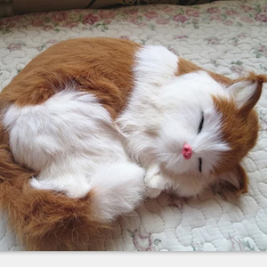 Simulation cats kitten soft breathing warm fuzzies - Product Image 6