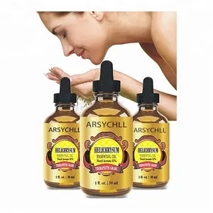 Atacado orgânica helichrysum italicum óleo essencial de immortelle