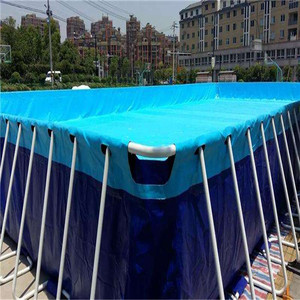 <span class=keywords><strong>Piscine</strong></span> gonflable carrée à cadre en acier de grande taille, bassin à vendre, livraison gratuite - Product Image 4