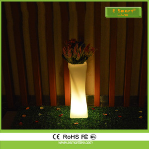 Usine Directe Vente Rechargeable Led Pot De Fleur, led en plastique pots de fleurs <span class=keywords><strong>dans</strong></span> le <span class=keywords><strong>jardin</strong></span> - Product Image 1