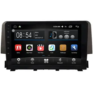 WITSON 9 "pantalla grande ANDROID 6,0 coche DVD GPS navegación para HONDA CIVIC 1,0 T 2016 enlace espejo 1080 p HD