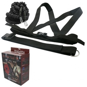 Dây Kháng Lực Kép Mới 2019 Dây Kéo Tập Luyện Dây Đàn Hồi Chiến Đấu Co Giãn Có Bọc Vải Đai Thắt Lưng/Vai - Product Image 3