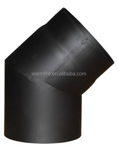<span class=keywords><strong>Coude</strong></span> de <span class=keywords><strong>45</strong></span> degrés en acier au carbone pour <span class=keywords><strong>cheminée</strong></span> accessoires - Product Image 2