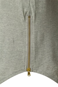 Camiseta al por Mayor con Cierre Lateral Extendido, Camiseta Lisa de Hip Hop, Camiseta Lisa 100% Algodón para Hombre - Product Image 3