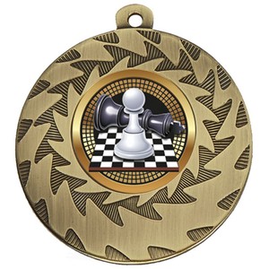 Medalla de premio de carrera de ajedrez en blanco de metal personalizado de alta calidad con cinta Directo de fábrica a precio barato para trofeos Medallas y placas