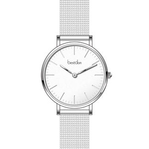 Mode <span class=keywords><strong>Montre</strong></span>-Bracelet Femmes BAS quantité minimale de commande LOGO Personnalisé Montres Étanche Rose Or Milanais <span class=keywords><strong>Maille</strong></span> Bracelet Quartz <span class=keywords><strong>Montre</strong></span> - Product Image 5