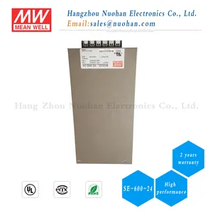 मतलब अच्छी तरह से 600W 24v 25A बिजली की आपूर्ति SE-600-24 एसएमपीएस