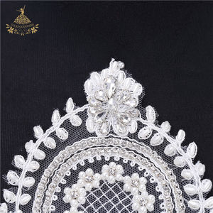 Fabriek Groothandel bloem crystal kralen stoofpot parel strass applique patches voor singels Decoratie - Product Image 3