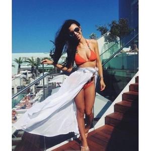 Womens Swim Wear Bikini Cover up Sheer Beach Mini <strong>Wrap</strong> <strong>Skirt</strong> Sarong Pareo Shorts <strong>Skirts</strong> - Product Image 6