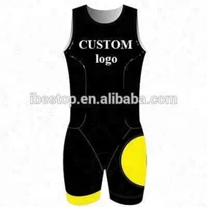 Personalizado Ciclismo Triathlon Tri Terno para Homens e Mulheres de Roupas Sem Mangas Tecido Lycra Triathlon Suit Fabricante