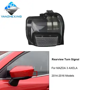 Yzx luz de led para espelho lateral, luz de retrovisor para mazda 3 hatchback sedan bm bn axela 2014 2015 2016