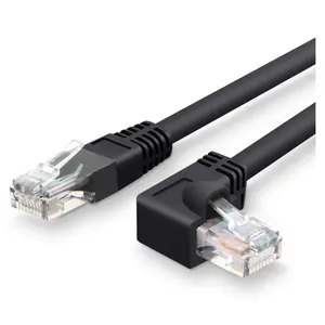 Cable de conexión UTP/SFTP cat6 con ángulo de 90 grados, ángulo izquierdo/Derecho/arriba/abajo
