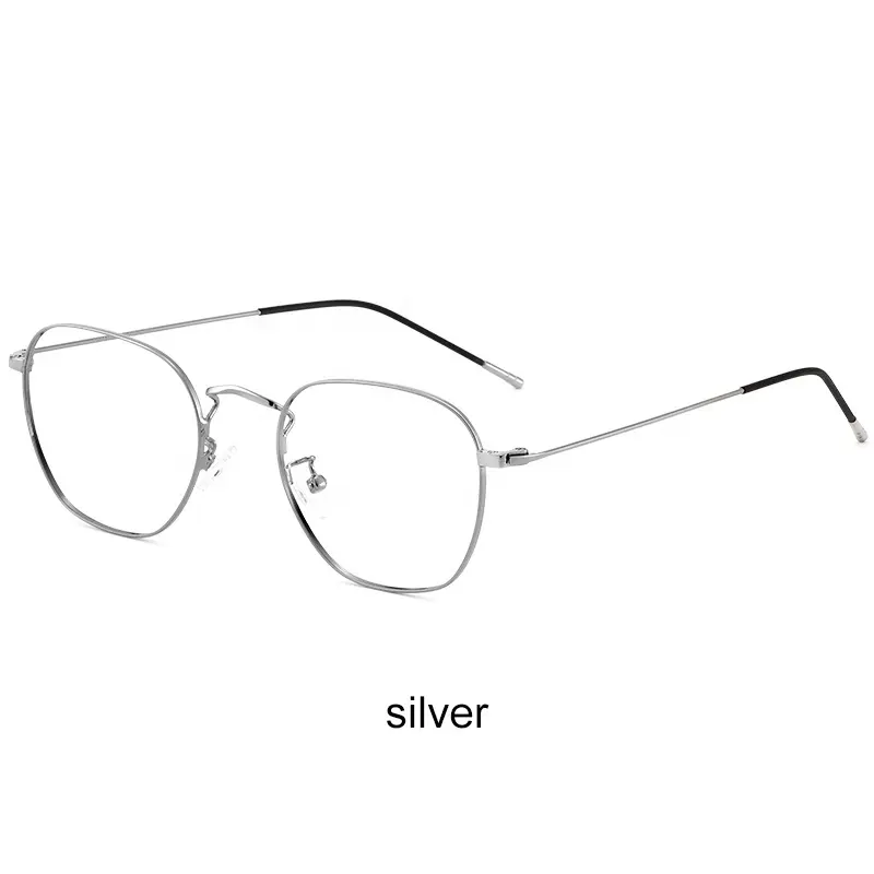 थोक धातु फ्रेम तमाशा नई मॉडल फैशन चश्मा चश्मा ऑप्टिकल फ्रेम