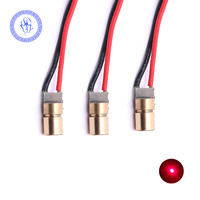 6mm 3V 5mW 650nm Red Dot Diode Module Head Mini Laser Light