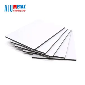 White matte Dibond 3mm Aluminum Composite Panel ACP sheet