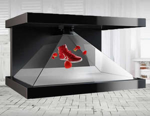 <span class=keywords><strong>19</strong></span>-<span class=keywords><strong>inch</strong></span> Trắng kim loại khung <span class=keywords><strong>Holographic</strong></span> hiển thị <span class=keywords><strong>3D</strong></span> kim tự tháp thiết bị quảng cáo - Product Image 5