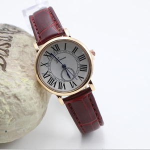 Factory supply leather strap wide belt ladies <span class=keywords><strong>Guinevere</strong></span>'s Watch large Dial - Product Image 3